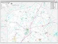 Adams, Pa Carrier Route Wall Map