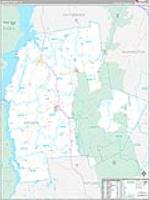 Addison, Vt Carrier Route Wall Map