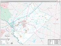 Aiken, Sc Carrier Route Wall Map