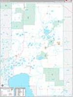 Aitkin, Mn Wall Map Zip Code