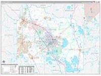 Alachua, Fl Carrier Route Wall Map