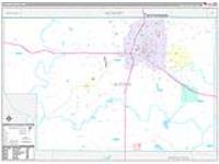 Alcorn, Ms Carrier Route Wall Map