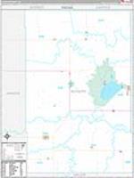 Alfalfa, Ok Carrier Route Wall Map