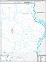 Allamakee, Ia Wall Map Zip Code