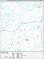 Allegany, Ny Carrier Route Wall Map