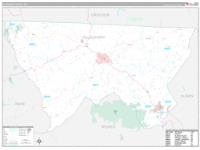 Alleghany, Nc Wall Map