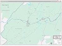 Alleghany, Va Carrier Route Wall Map