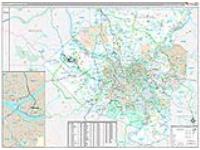 Allegheny, Pa Carrier Route Wall Map