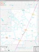 Allen Parish (), La Carrier Route Wall Map