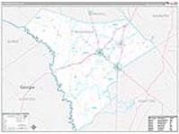 Allendale, Sc Carrier Route Wall Map