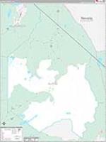 Alpine, Ca Carrier Route Wall Map