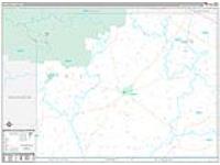 Amite, Ms Carrier Route Wall Map