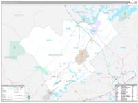 Anderson County, TN Zip Code Wall Map Red Line Style by MarketMAPS ...