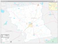 Anderson County, TX Zip Code Wall Map Basic Style by MarketMAPS - MapSales