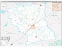 Anderson, Tx Carrier Route Wall Map