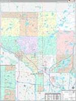Anoka, Mn Wall Map Zip Code