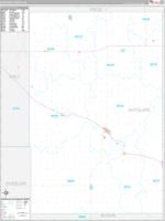 Antelope, Ne Carrier Route Wall Map