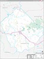 Appomattox, Va Carrier Route Wall Map