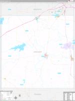 Archer, Tx Carrier Route Wall Map