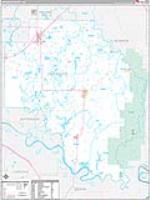 Arkansas, Ar Carrier Route Wall Map