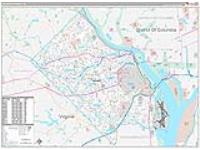 Arlington, Va Carrier Route Wall Map
