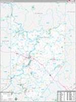 Armstrong, Pa Carrier Route Wall Map