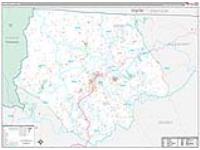 Ashe, Nc Carrier Route Wall Map