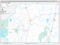Ashley, Ar Carrier Route Wall Map