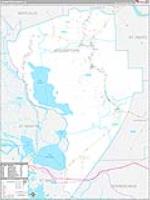 Assumption Parish (), La Carrier Route Wall Map