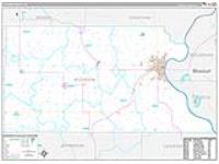 Atchison, Ks Carrier Route Wall Map