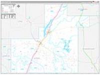 Atoka, Ok Carrier Route Wall Map