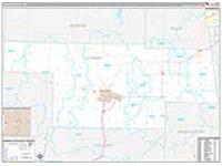 Audrain, Mo Wall Map Zip Code