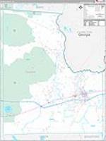 Baker, Fl Carrier Route Wall Map