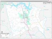 Baldwin, Ga Carrier Route Wall Map