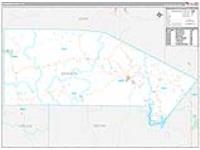 Bandera, Tx Carrier Route Wall Map