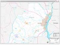 Barbour, Al Carrier Route Wall Map