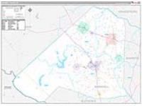 Barnwell, Sc Carrier Route Wall Map