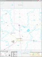 Barton, Ks Carrier Route Wall Map