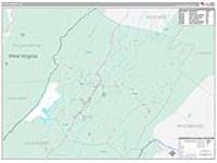 Bath, Va Wall Map Zip Code
