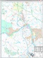 Beaver, Pa Carrier Route Wall Map