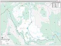Beaverhead, Mt Carrier Route Wall Map