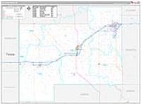Beckham, Ok Carrier Route Wall Map