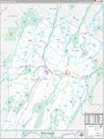 Bedford, Pa Carrier Route Wall Map