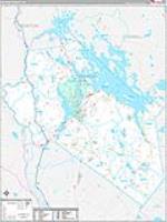 Belknap, Nh Carrier Route Wall Map