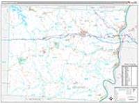 Belmont, Oh Carrier Route Wall Map