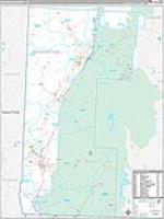 Bennington, Vt Carrier Route Wall Map