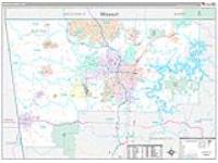 Benton, Ar Carrier Route Wall Map