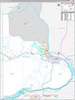 Benton, Wa Carrier Route Wall Map