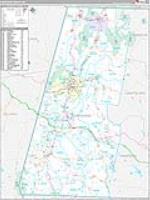 Berkshire, Ma Carrier Route Wall Map