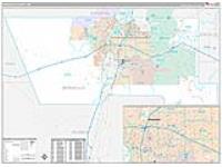 Bernalillo, Nm Carrier Route Wall Map
